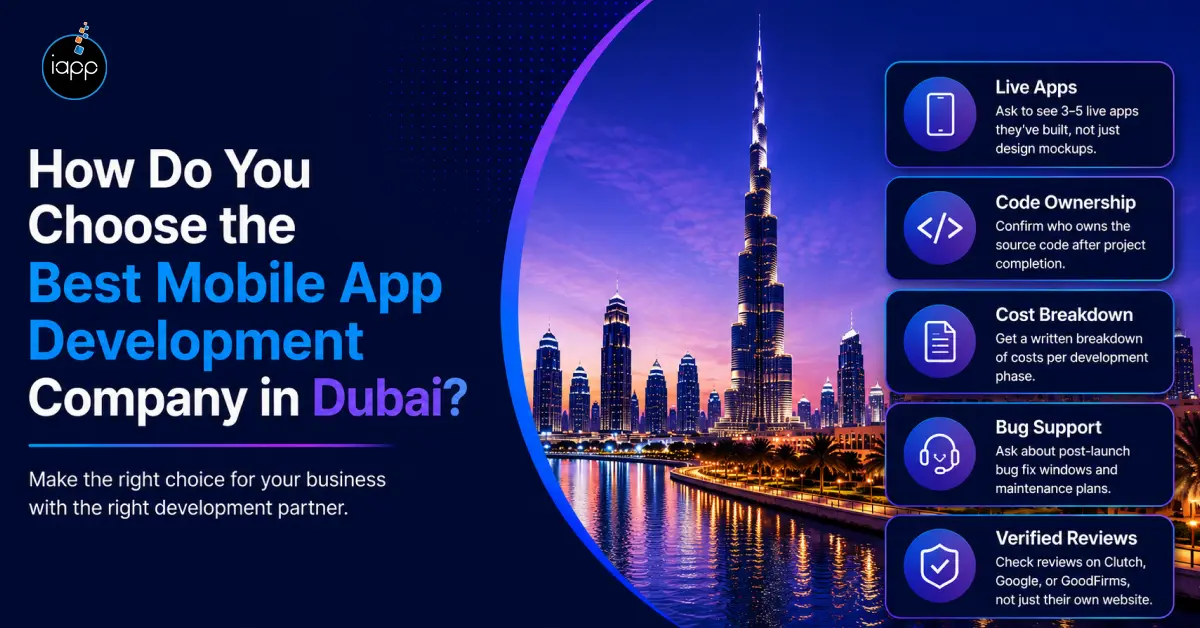 how do you choose the best mobile app development company in dubai