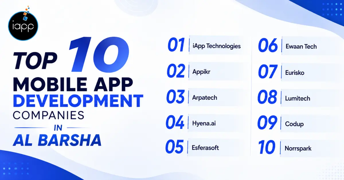 Top 10 Mobile App Development Companies in Al Barsha