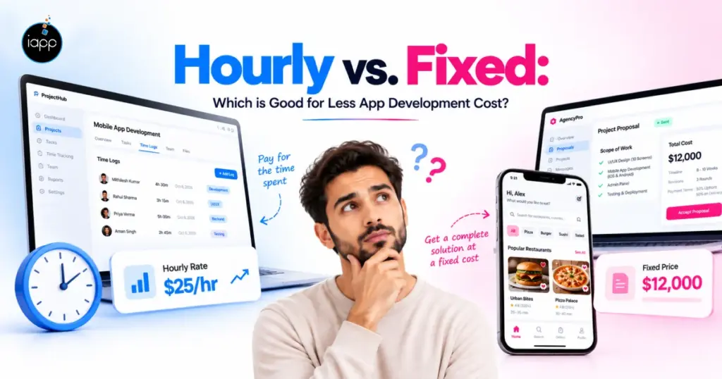Hourly vs. Fixed: Which is Good for Less App Development Cost?