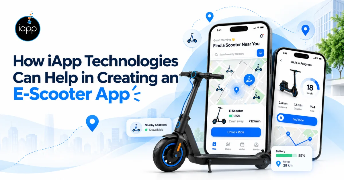 How iApp Technologies Can Help in Creating an E-Scooter App